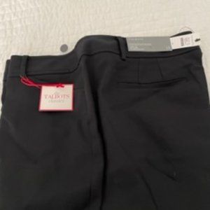 NEW Talbots Classic Hampshire Ankle pants (Black)